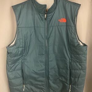 Reversible The North Face Men's Teal Insulated Vest